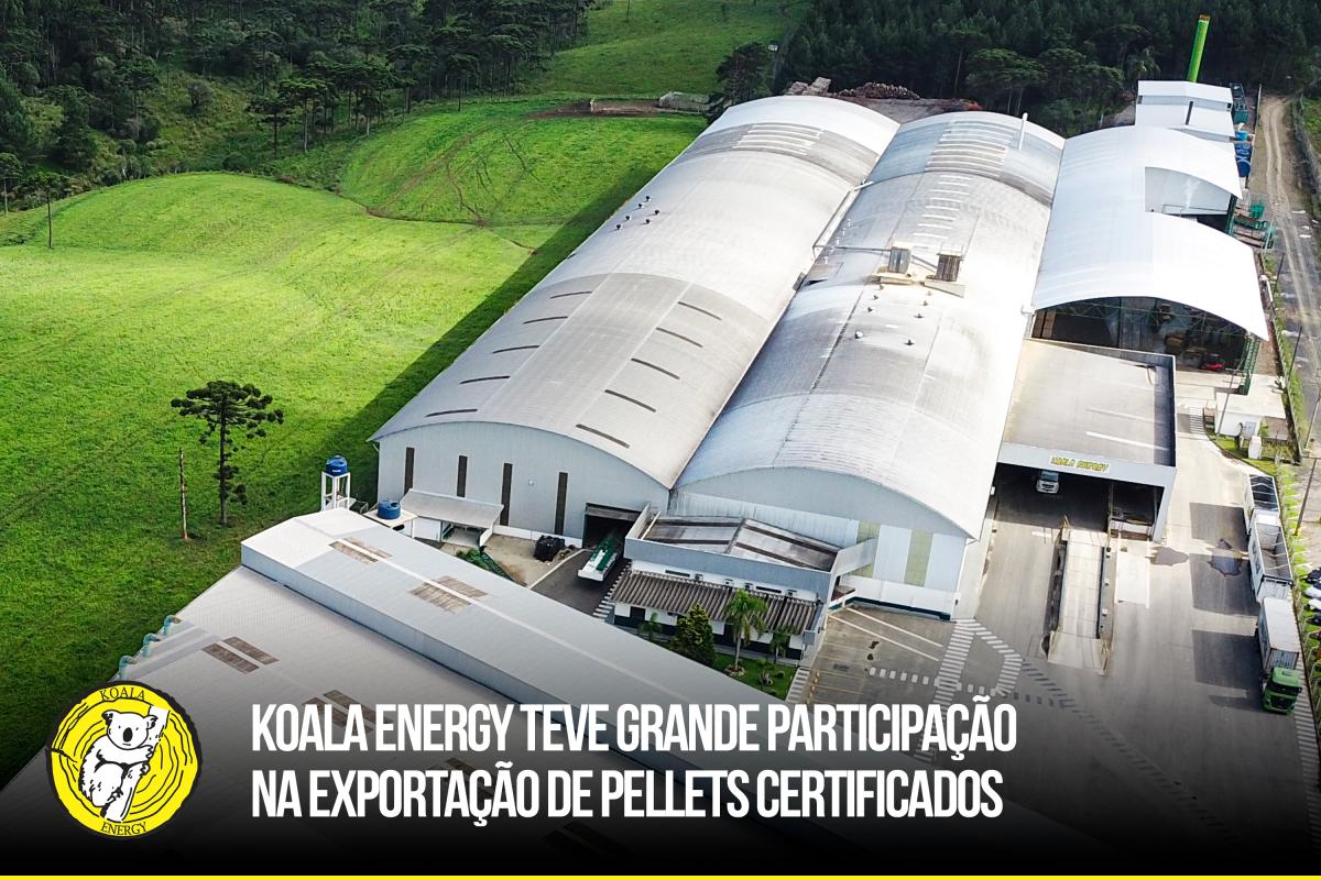 Koala Energy teve grande participação na exportação de pellets certificados