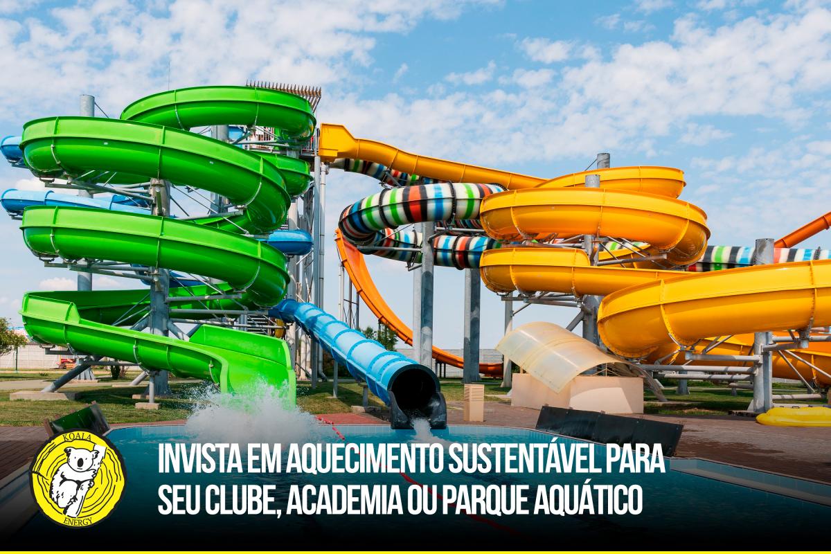 Invista em aquecimento sustentável para seu clube, academia ou parque aquático